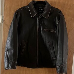 Mango Leather Jacket